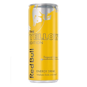 red bull energy drink - the yellow edition 250ml bottle