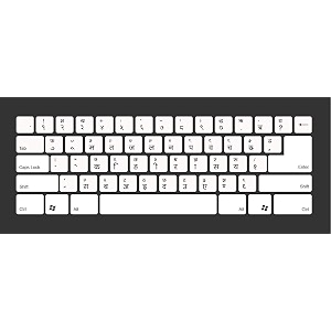 Red Champion Hindi-English Typing Sticker for Desktop