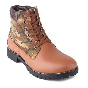 Red Chief Leather Casual Boots for Men