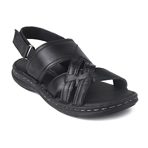Red Chief Leather Casual Sandals for Men
