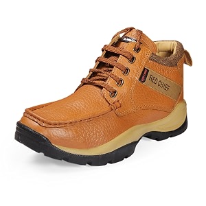 red chief leather casual sneaker shoe for men