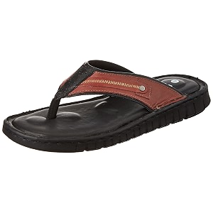 Red Chief Mens Leather Slippers
