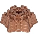 Red Co. 8 Cup Non Stick Cast Aluminum 9.5 inch Snowflake Cake Baking Pan, Copper Finish