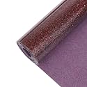 Red Coffee Glitter Heat Transfer Vinyl 12" x 15 ft HTV for Shirts, Glitter HTV for All Cutter Machine - Easy to Cut &amp; Weed for Heat Vinyl Design