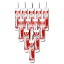 Red Devil 0406 Duraguard Kitchen &amp; Bath Siliconized Acrylic Caulk, 10.1 oz., White, 12 Pack, Made in USA