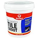 Red Devil 0428 Pre-Mixed Tile Grout - Professional Quality, Excellent Adhesion, Ideal for Wall &amp; Floor Use - 1 Pint, White, Made in USA