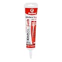 Red Devil 0445 Silicone Acrylic Caulk &amp; Sealant, 100% Waterproof, Paintable, Clear Caulking for Kitchen, Bathroom, Window, With Duraguard, 5.5 oz, Clear, Made in USA