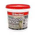 Red Devil 0450 Pre Mixed Stucco Patch, Off White, Quart, 1 Pack