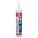 Red Devil 0846 Window &amp; Door Silicone Acrylic Caulk, White, 100% Waterproof, Paintable, 10.1 oz, Pack of 1, Made in USA
