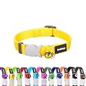 Red Dingo Classic Cat Collar, One Size Fits All, Yellow