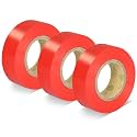 Red Electrical Tape, Industrial Vinyl Tape, 0.7in x 33ft