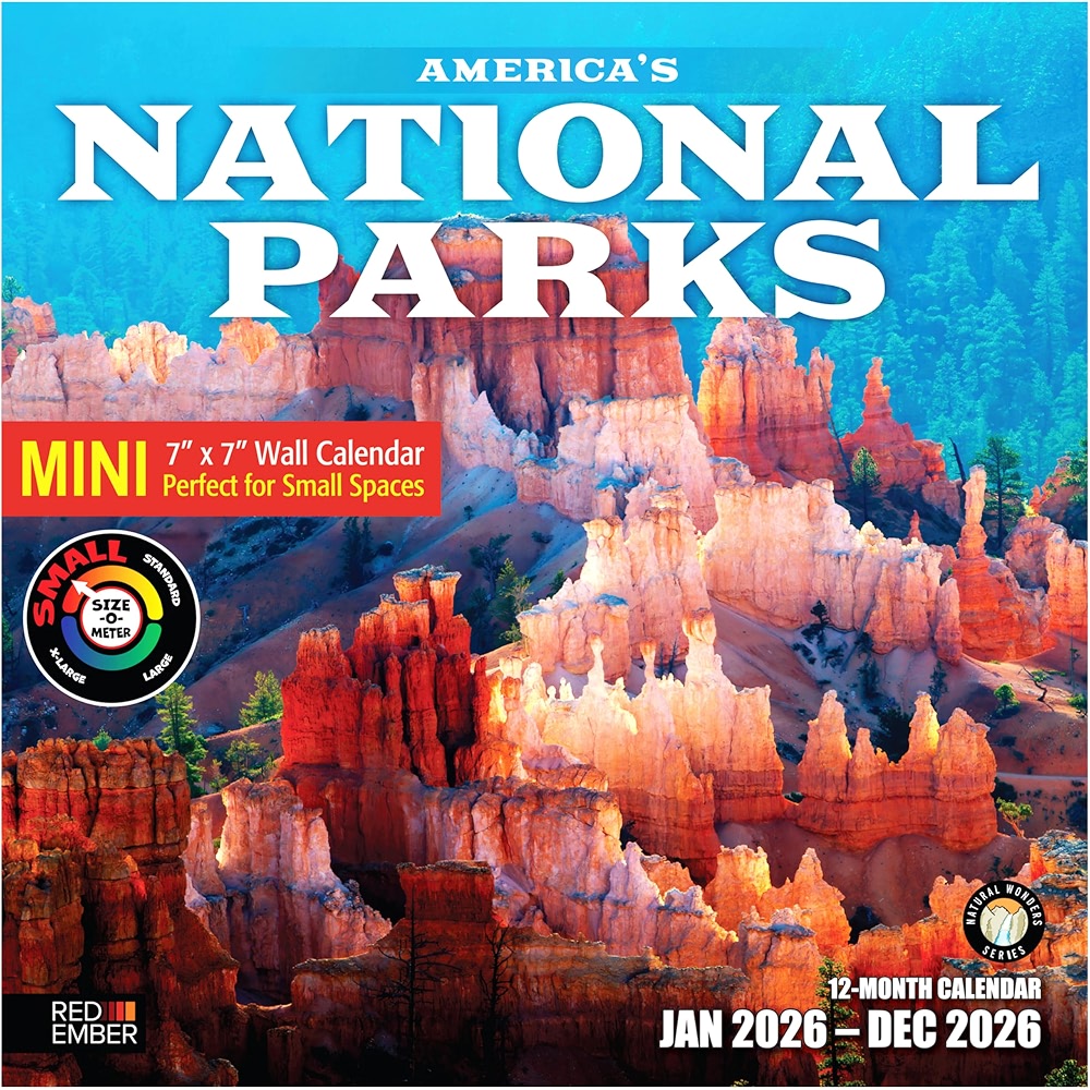 RED EMBER Untamed & Beautiful Pathways 2026 Wall Calendar 12 Month | 12 ...