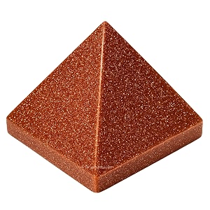 red goldstone pyramid - 1534 inch crystal pyramid for positive energy vastu reiki feng shui and chakra healing energy balancing