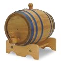 Red Head Barrels 1L Charred Oak Aging Barrel for Whiskey, Rum & Wine