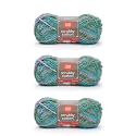 Red Heart Scrubby Cotton Paradise Print Yarn - 3 Pack of 3.5oz/100g - Cotton - 4 Medium (Worsted) - 145 Yards - Knitting/Crochet
