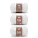 Red Heart Scrubby Sparkle Yarn for Dishcloths, Marshmallow, 3-Pack