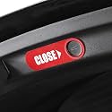 Red Italian Suede Interior Trim Decor Accessories for Alcantara Tesla Model Y 2020-2024 Model 3 2021-2023 Rear Trunk Liftgate Close Button Sticker Frame