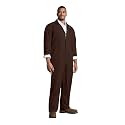 Red Kap Men's Twill Action Back Coverall With Chest Pockets - Mechanic Coveralls With Concealed Zippers