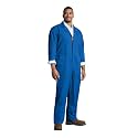 Red Kap Men's Twill Action Back Coverall With Chest Pockets - Mechanic Coveralls With Concealed Zippers