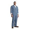 Red Kap Men's Twill Action Back Coverall With Chest Pockets - Mechanic Coveralls With Concealed Zippers