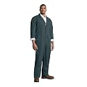 Red Kap Men's Twill Action Back Coverall With Chest Pockets - Mechanic Coveralls With Concealed Zippers