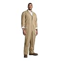 Red Kap Men's Twill Action Back Coverall With Chest Pockets - Mechanic Coveralls With Concealed Zippers
