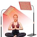 Red Light Therapy for Body and Face, Infrared Light Therapy Lamp 660nm Red Light and 850nm NIR LED Panel Light with Adjustable Stand, Infrared Redlight Therapy Device for Body Use at Home/Office/Gym