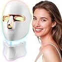 Red Light Therapy for Face LED Infrared Facial Mask (Gold)