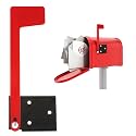 Red Mailbox Flag Replacement Kit Galvanized Steel Professional Flag for Mailbox, Upgrade Sinking-Fixed Design Mail Box Replacement Parts with Sticky Pads Metal Brick Stone Wood and All Other Surfaces
