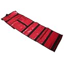 (Red - Medical Trauma Bag-All Purpose First Aid Bag, EMPTY Foldable Organizer Bag for Outdoor, Camping, Workplace, School, Home, Travel-Emergency Preparedness-First Aid Kit Bag-B.O.B.