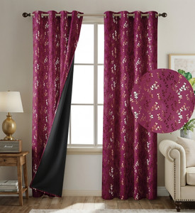 RED RIBBON DECOR 213.36 cm 7 ft