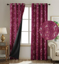 RED RIBBON DECOR 213.36 cm 7 ft