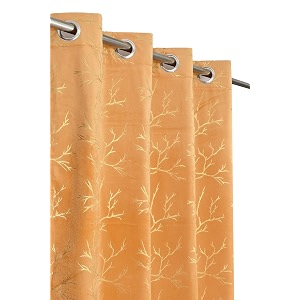 heavy velvet fabric room darkening curtains 11 feet for long door gold pack of 2 pieces