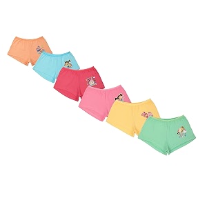 Red Rose Kids Girls Cotton Printed Panty