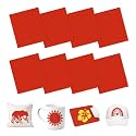 Red Sublimation Transfer Ink Paper 8 Sheets 12 * 10in