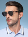 Red Tape Aviator Sunglasses