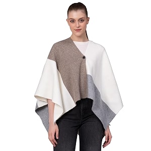 red tape casual poncho sweater for women  comfortable and cozy  v neck style