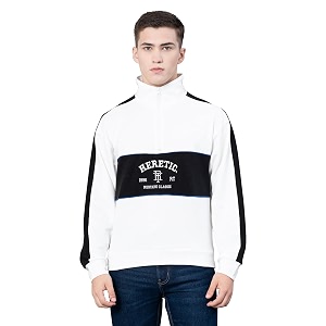 Red Tape Cotton Half Zip Mock Neck