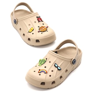 Red Tape Kids Buckle Clogs