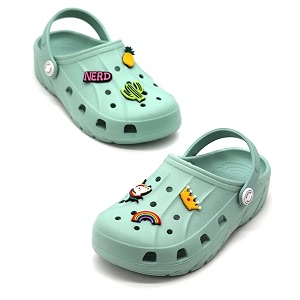 Red Tape Kids Buckle Clogs
