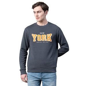 Red Tape Mens Apce Grey Graphic Print