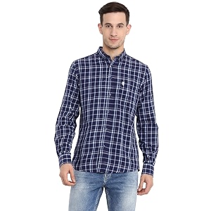 Red Tape Mens Checkered Regular Fit Casual