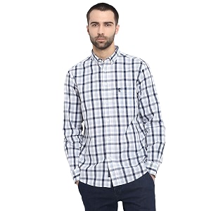 Red Tape Mens Checkered Regular Fit Casual