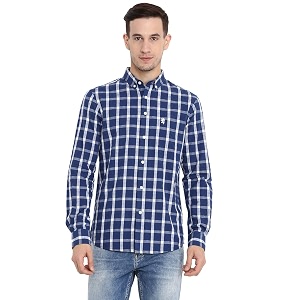 Red Tape Mens Checkered Regular Fit Casual