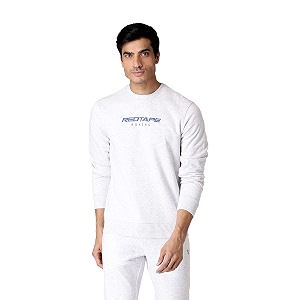 Red Tape Mens Cotton Crew Neck Sweatshirt