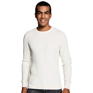 Red Tape Mens Cotton Round Neck Sweater