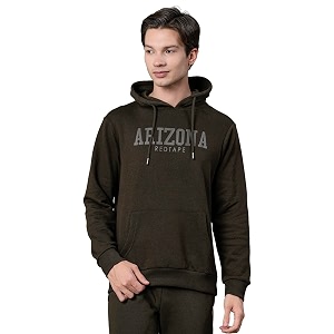 Red Tape Mens Dark Olive Graphic Print