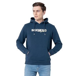 Red Tape Mens Deep Blue Graphic Print