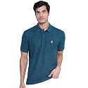 Red Tape Men39s Green Melange Collared T-Shirt