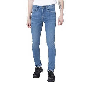 Red Tape Mens Mid Blue Skinny Jeans